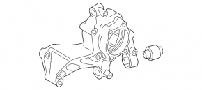 Rear left axle Audi Q3 8U 15-18 AWD