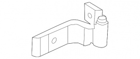 Door hinge lower rear left BMW 3 F30 12-18