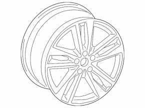 Wheel disk R20 8.5J ET:37 Audi A6 C8 19- style F17