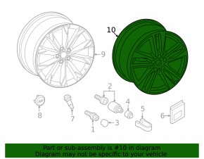 Wheel disk R20 8.5J ET:37 Audi A6 C8 19- style F17