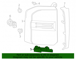 Right rear bumper mount under the Toyota Land Cruiser 24-26 light