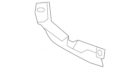 Front right mudguard liner for Lexus IS300 IS350 21-25 rest.