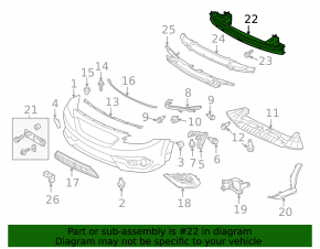 Subaru WRX 2022-2026 Front Bumper Reinforcement