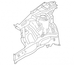 Front left quarter Hyundai Kona 18-23 1.6, 2.0