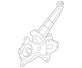 Rear left window lift mechanism for Lexus GX470 03-09