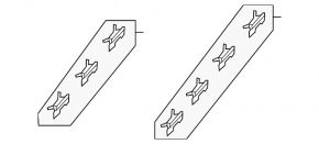 Honda CRV 17-22 roof lining retaining clip, brown
