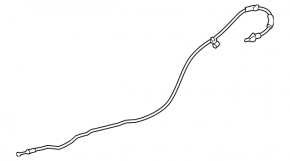 Toyota Prius V 12-17 Fuel Filler Door Cable