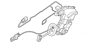 Rear right door lock Genesis GV60 23-25