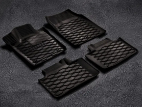 Set of floor mats for Dodge Durango 13-15 rubber black, for 2 rows