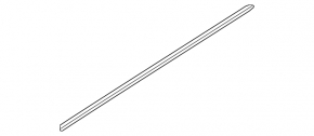 Glass seal inner door front left Hyundai Kona 18-23