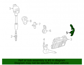 Toyota Camry v70 18- hybrid ECU engine computer bracket 2 parts