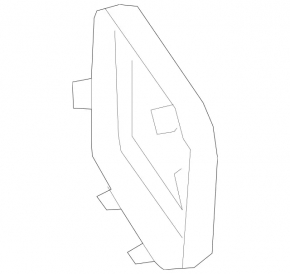 Left muffler frame Mercedes W166 GLE 16-19