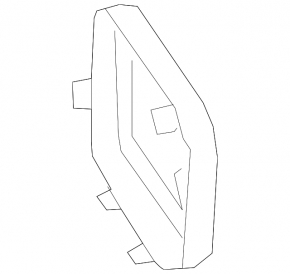 Left muffler frame Mercedes W166 GLE 16-19