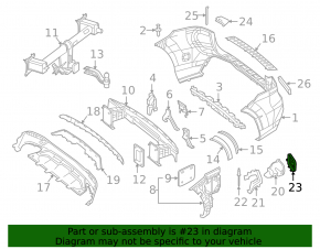 Left muffler frame Mercedes W166 GLE 16-19