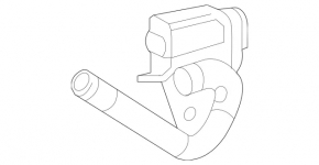 Driver's seat belt tensioner Mercedes GLS-class X166 13-19