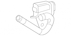 Driver's seat belt tensioner Mercedes GLS-class X166 13-19