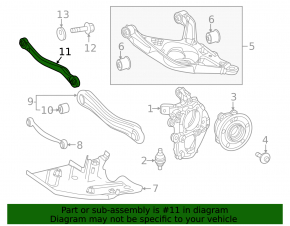Rear left transverse control arm Mercedes W167 GLE 350 450 20-26