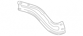 TV bracket left Mercedes CLS-class C218 12-18