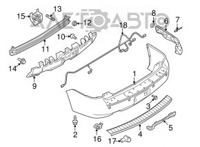 Rear Parking Sensor Ford Explorer 11-15 without Ring