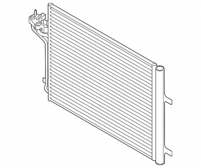 Air conditioning radiator condenser Ford Transit Connect MK2 13- 2.5