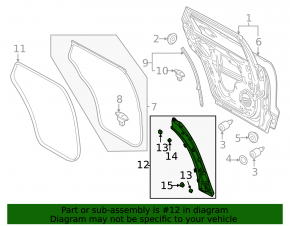 Rear left door arch trim Mazda CX-90 24-26 inner