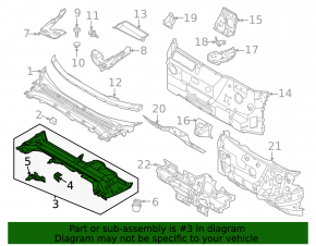 Ford Mustang Mach-E 21-23 Wiper Blade Pan