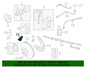 ABS sensor front right Audi Q7 4L 10-15