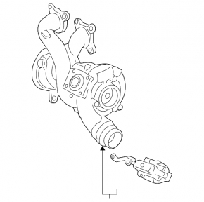 Turbocharger complete with manifold BMW X5 G05 19-23 3.0T