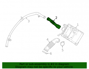 Air duct to filter short BMW i3 14-20