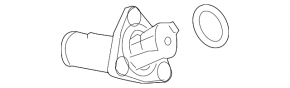 Lexus GS300 GS350 GS450h 06-06 Thermostat Housing Cover