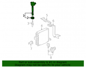 Ignition coil for the 07-13 Acura MDX