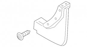 Mudguard rear left Volvo XC90 16-24