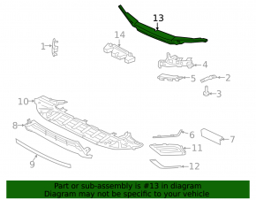 Volvo S60 19-25 Front Bumper Absorber