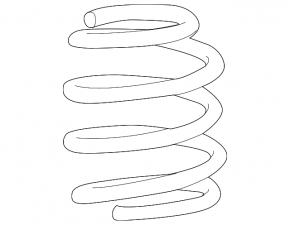 Front left spring Chevrolet Bolt EUV 22-23