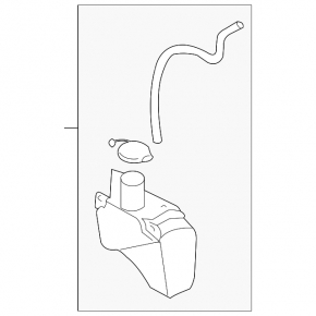 Subaru b9 Tribeca Coolant Expansion Tank