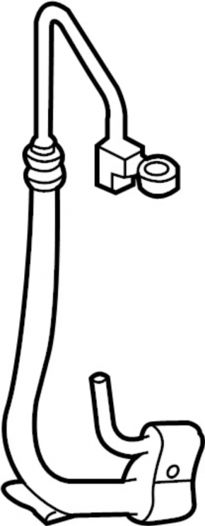 High-pressure power steering hose for Infiniti FX35 03-04 AWD