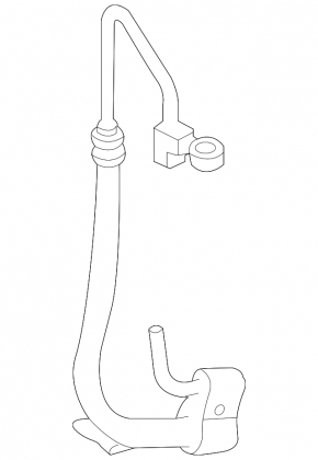 High-pressure power steering hose for Infiniti FX35 03-04 AWD