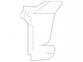 Radiator grill seal left Toyota Prius 50 Prime 17-22