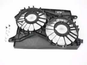 Diffuser radiator shroud bare Dodge Challenger 09- under one impeller