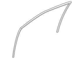 Front left windshield seal for Honda CRZ 11-16
