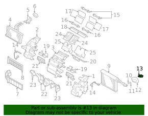 Subaru Outback 15-19 Type 2 Air Conditioner Heater Valve