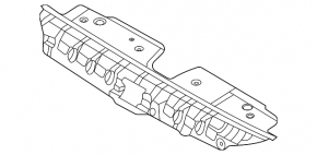 Upper front bumper bracket for Hyundai Kona 22-23