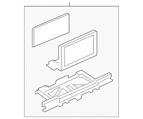 Monitor, display, navigation Audi A5 F5 17-19 8.25