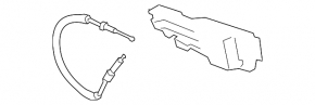 Porsche Macan 15-24 rear left door handle mechanism for keyless operation