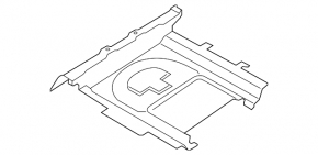 Porsche Macan 15-26 trunk liner without subwoofer, for cleaning