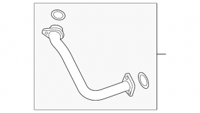 Left metal cooling system pipe for Porsche Cayenne 19-26 3.0T