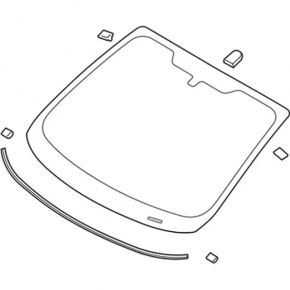 Ford Fiesta 11-19 Windshield