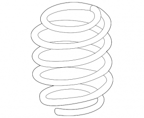 Front left spring Ford Ecosport 18-21 1.0T