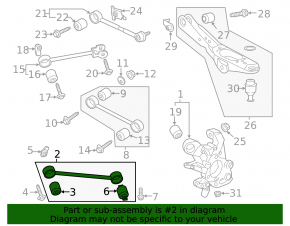 Lincoln Navigator 18-24 Rear Left Control Arm
