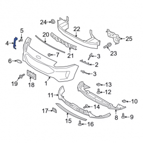 Right fog light plug Ford Escape MK4 20-22